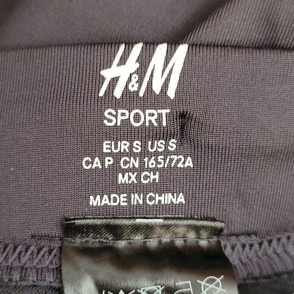 H&M Sport NWT Gray Skinny Leg Athletic Training Workout Exercise Pant sz Small - Picture 11 of 16